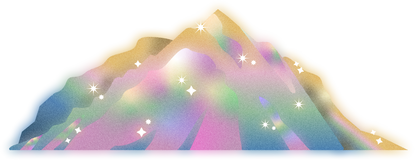 Dreamy Psychedelic Mountain